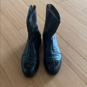 AUTHENTIC Brand New Blue leather Jimmy Choo Boots